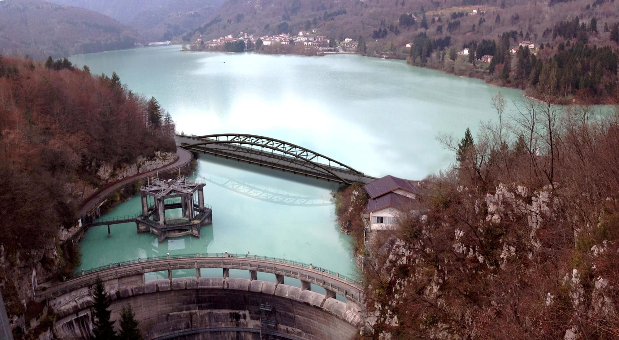Ponte ad Arco sul lago di Barcis – immagine 2