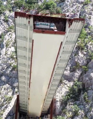 Cetina Bridge presso Spalato: montaggio e varo – immagine 3